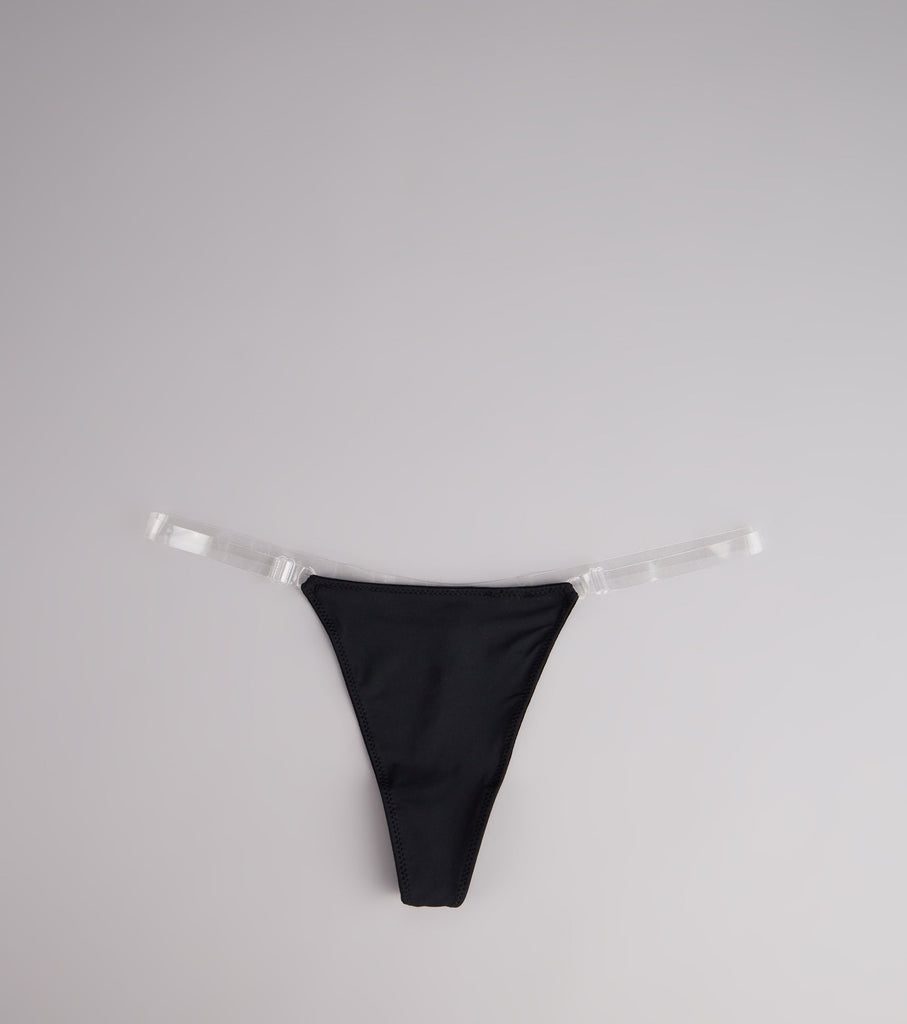 Clear Strap Thong Adjustable Seamless No Show Airily