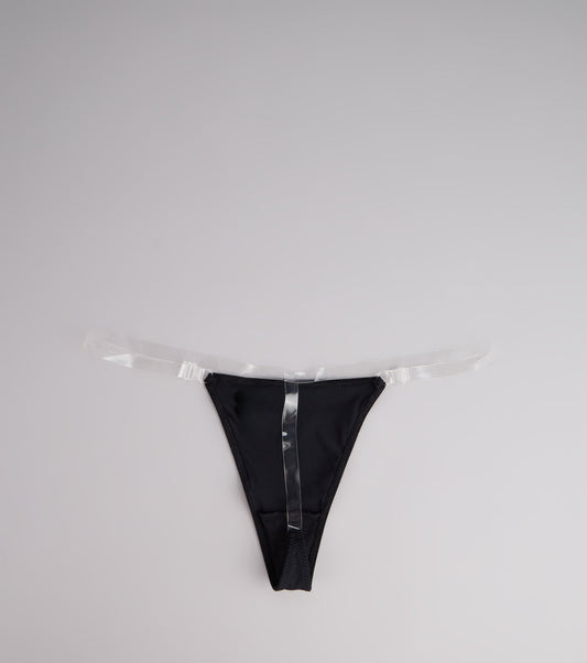 Clear Strap Thong Adjustable Seamless No Show Airily