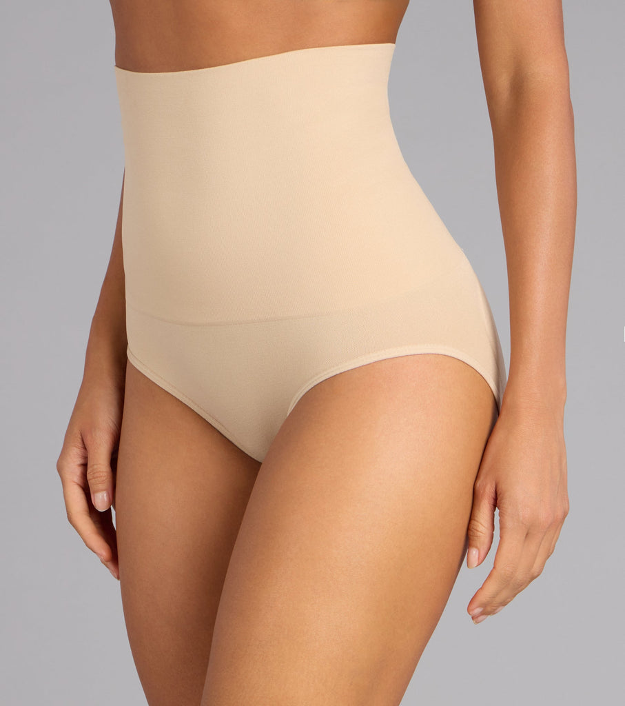 High Waist Briefs Seamless Compression Smoothing Airily