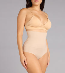 High-Rise Shaping Briefs Scuba Knit Seamless Airily