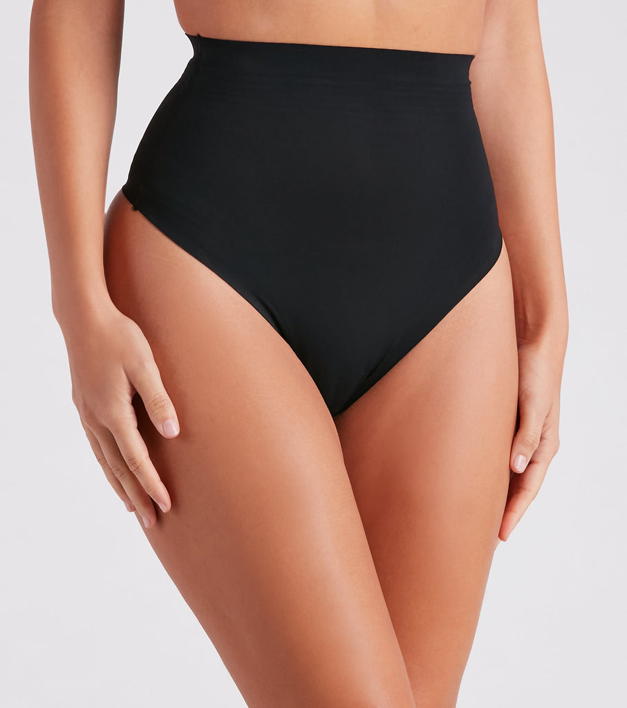 High-Rise Seamless Shaper with No-Slip Waistband – Airily
