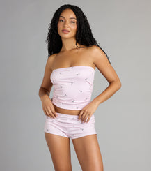 Cutie Martini Knit Pajama Shorts Airily