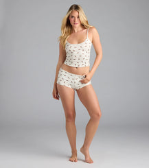 Cutie Horse Rib Pajama Shorts Airily